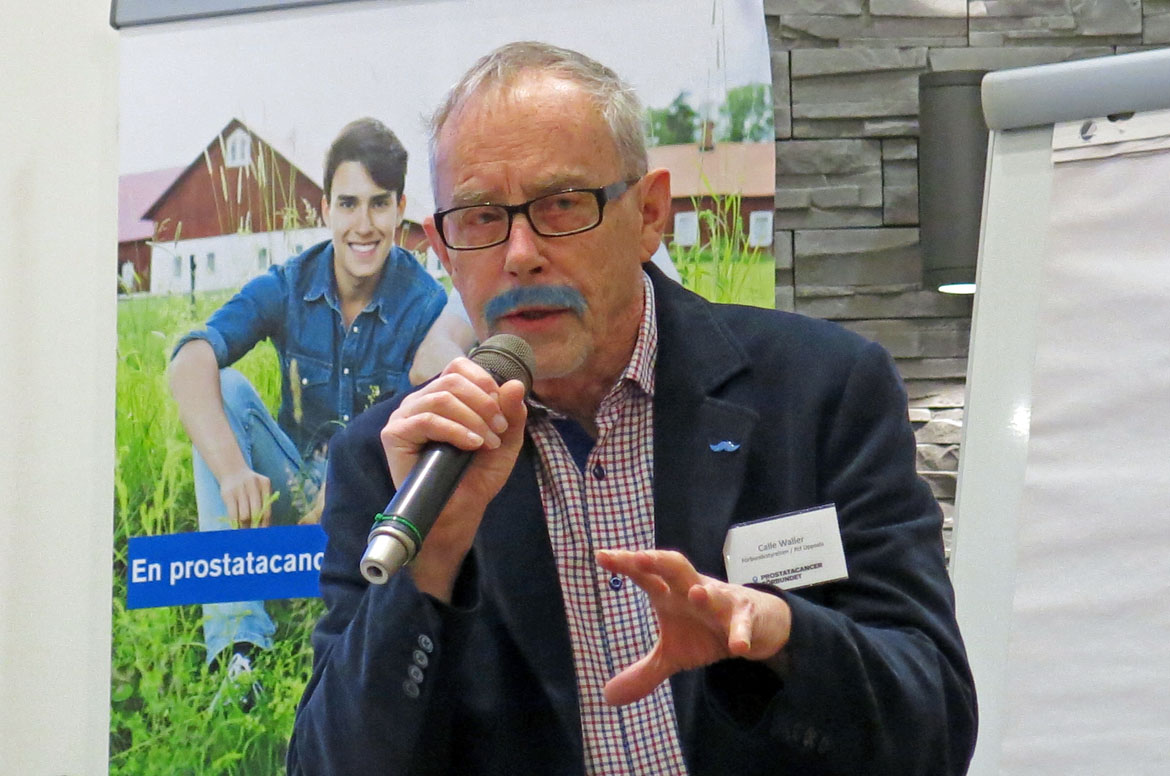 Calle Waller, vice ordförande i Prostatacancerförbundet. Foto: Torsten Sundberg
